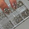 6 Grids/Box Nail Art Rivets Kit Metal Spike Studs DIY Nail Embellishments  Gothic