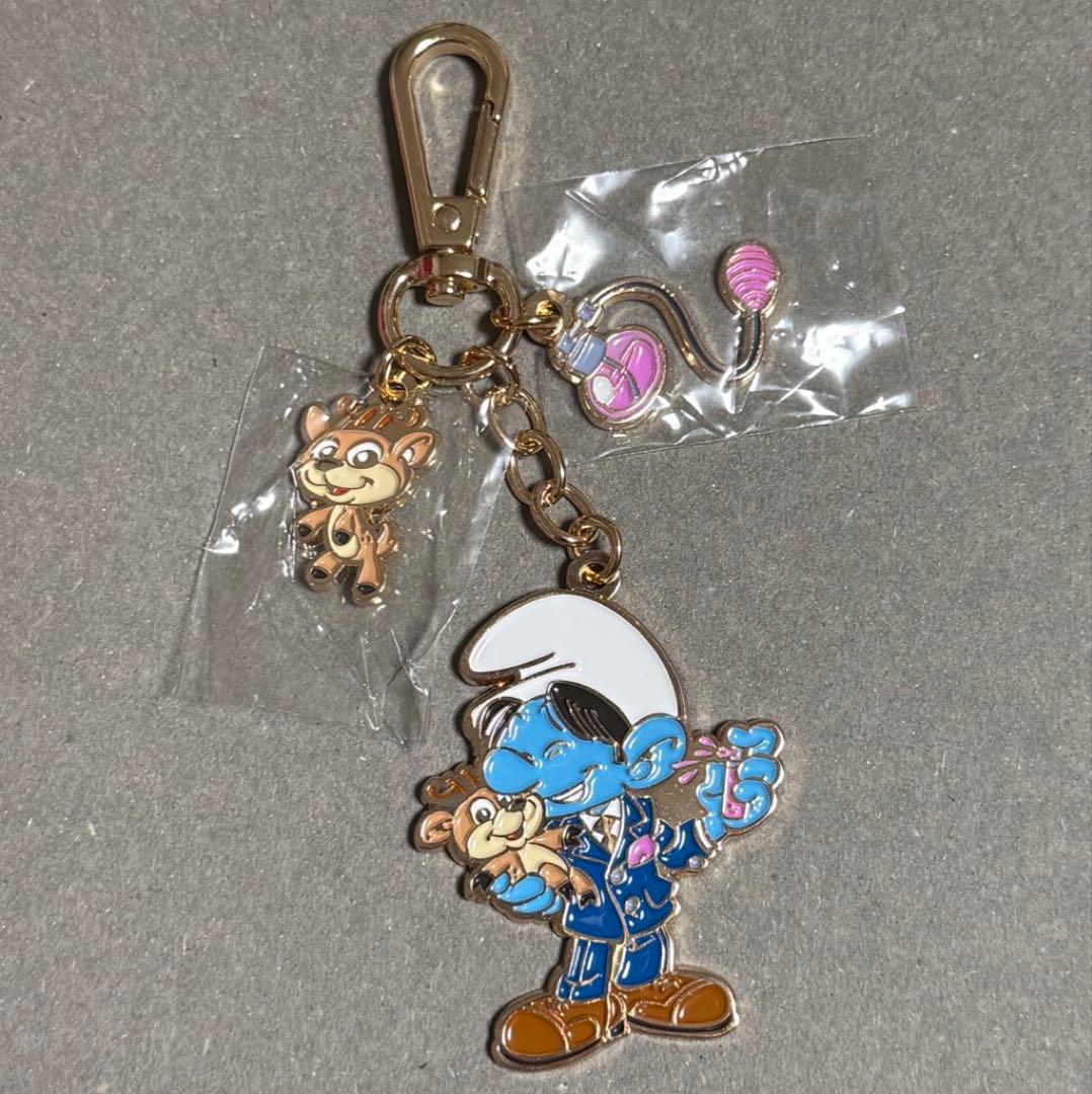 

[USED] SEVENTEEN SMURFS Joshua Isaac Toast Key Ring