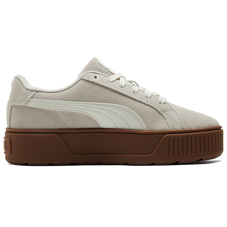 Puma Karmen Suede Low-Top Sneakers Women Sneakers Smoke-Gray 384614-04