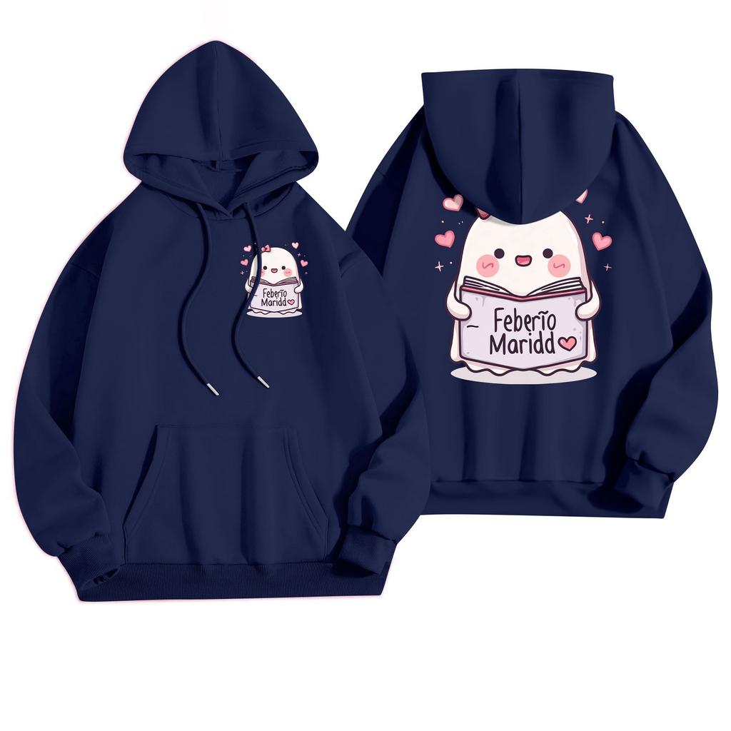 Women's Casual Fashion Halloween Printed Leisure Hooded Sweatshirt With Pockets