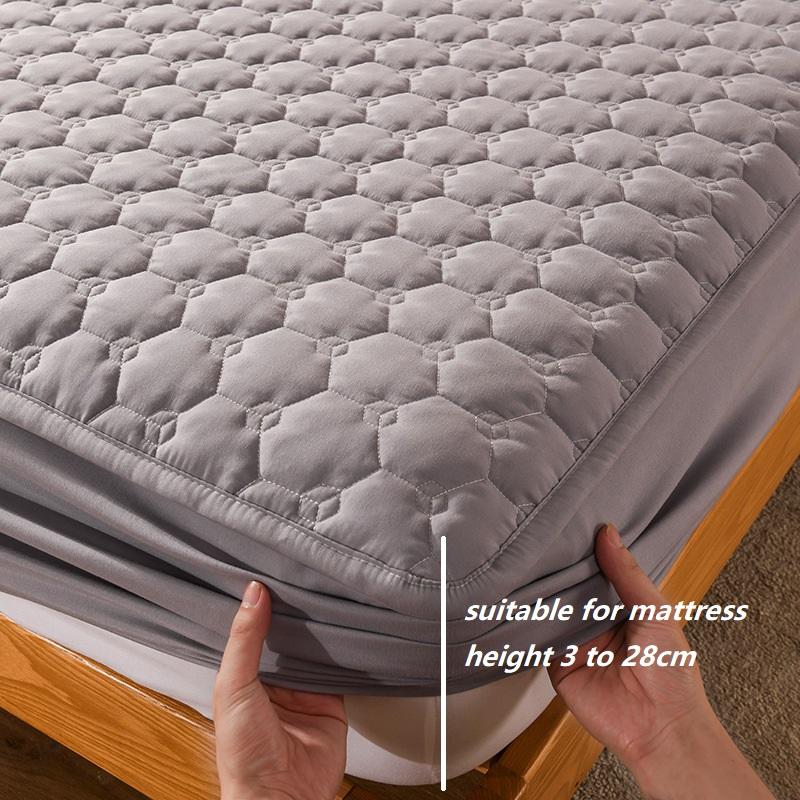 Hochwertiger, wasserdichter, gesteppter Matratzenbezug, all-inclusive, antibakteriell, Spannbettlaken für Mutter und Kind, kein Kissenbezug