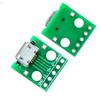5PCS DIY Kit Mini Micro USB Male Connector to DIP Adapter 2.54mm 5pin Female Connector for Electronic Projects