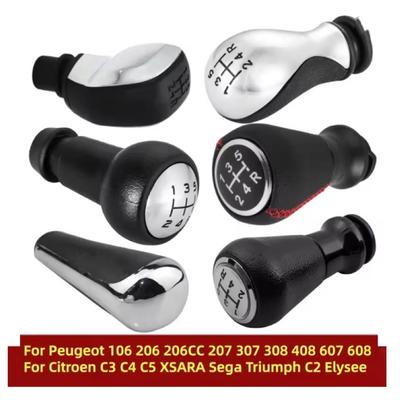 For Citroen XSARA Sega C2 Elysee C3 C4 C5 / Peugeot 307 308 408 607 206 206CC 207 Car Styling Accessories Gear Shift Knob
