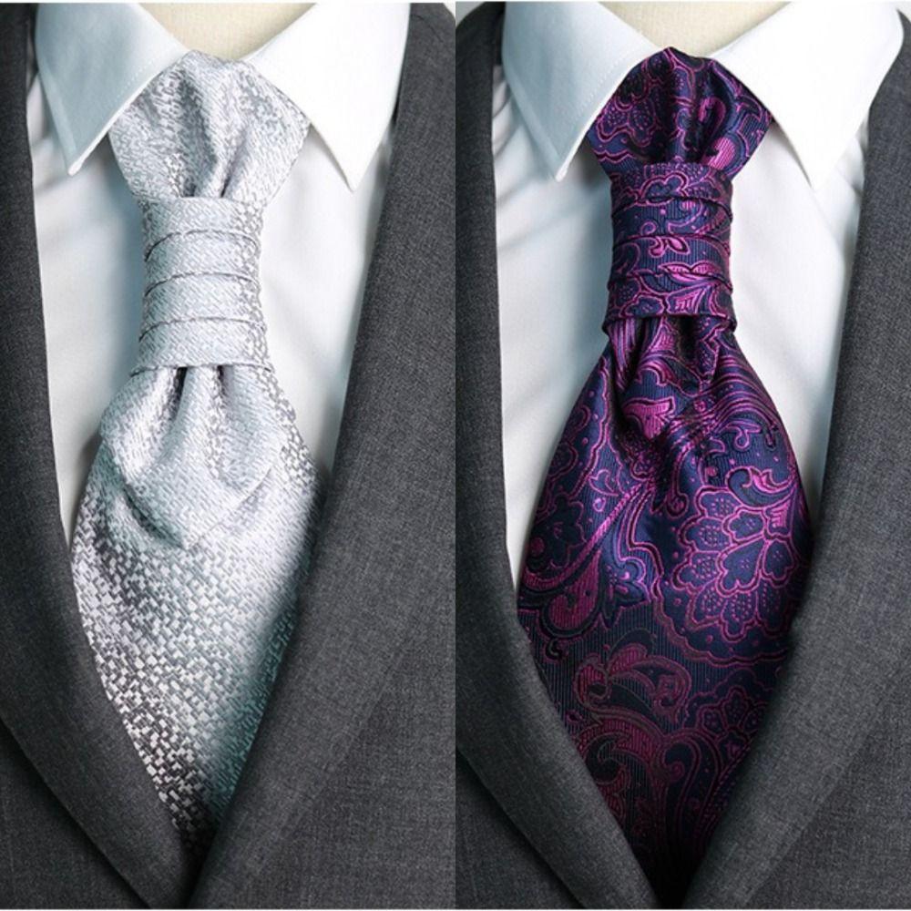 Jacquard Indumenti per Sposo Cravatte Cravatta da Matrimonio Gentleman Lusso Business Cravatta Formale Ufficio