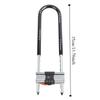 with Dust Cover Long Large Lock Shop Office Security U Shape Glass Door Lock Mortise Lock  for Bike