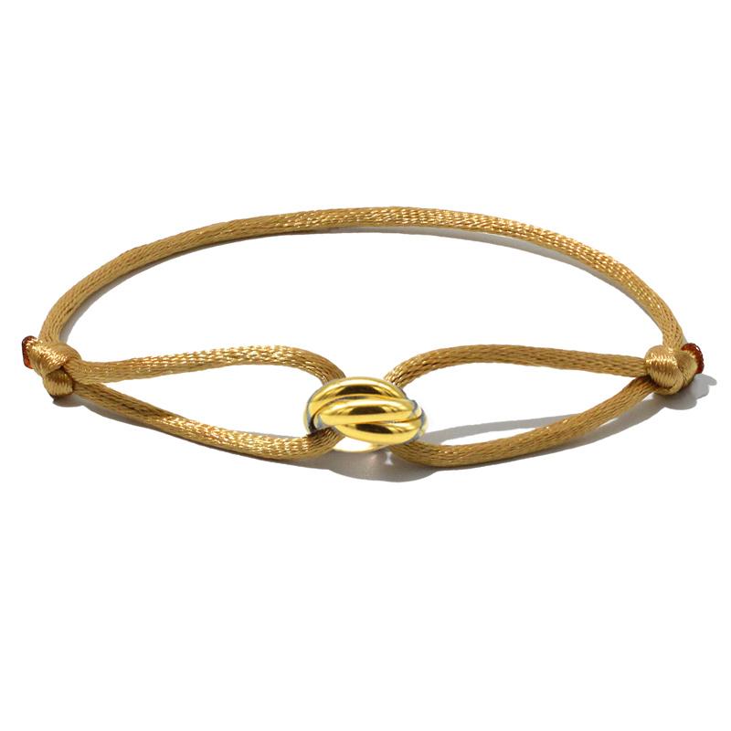 Bracelet 3 Stainless Steel Metal Buckle Bracelet Adjustable Rope Classic Bracelet for Men Friendship Jewelry Gift for Women