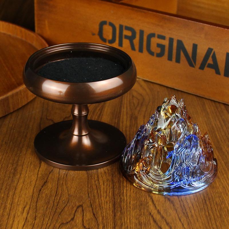 Messing Glas Boshan Räucherstäbchen Haus Arbeitszimmer Aromatherapie Brenner Metall Kupferware Reines Kupfer Ornament Handwerk Großhandel