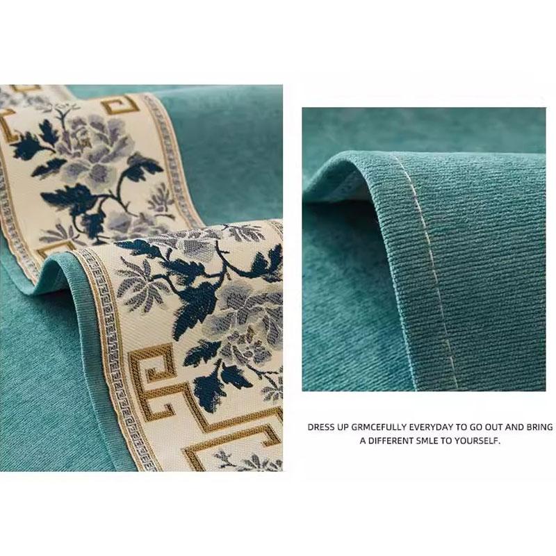 New Chinese Style Chenille Sofa Cover for All Seasons Living Room Decor Non-slip Sofa Seat Cushion Sofa Towel Couch Slipcover