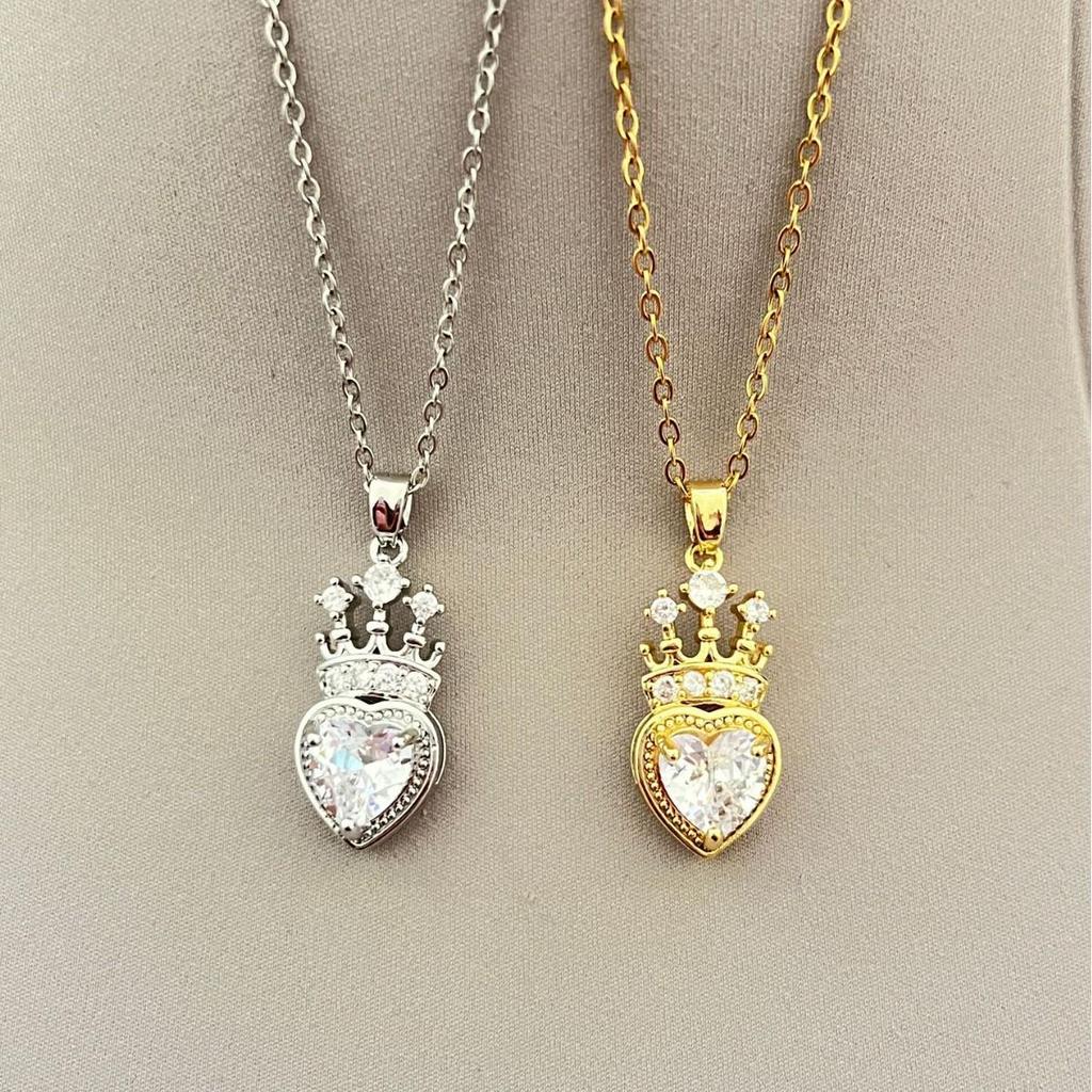 Elegante Rote Zirkon Herz Halskette für Damen - Perfektes Valentinstags- oder Geburtstagsgeschenk