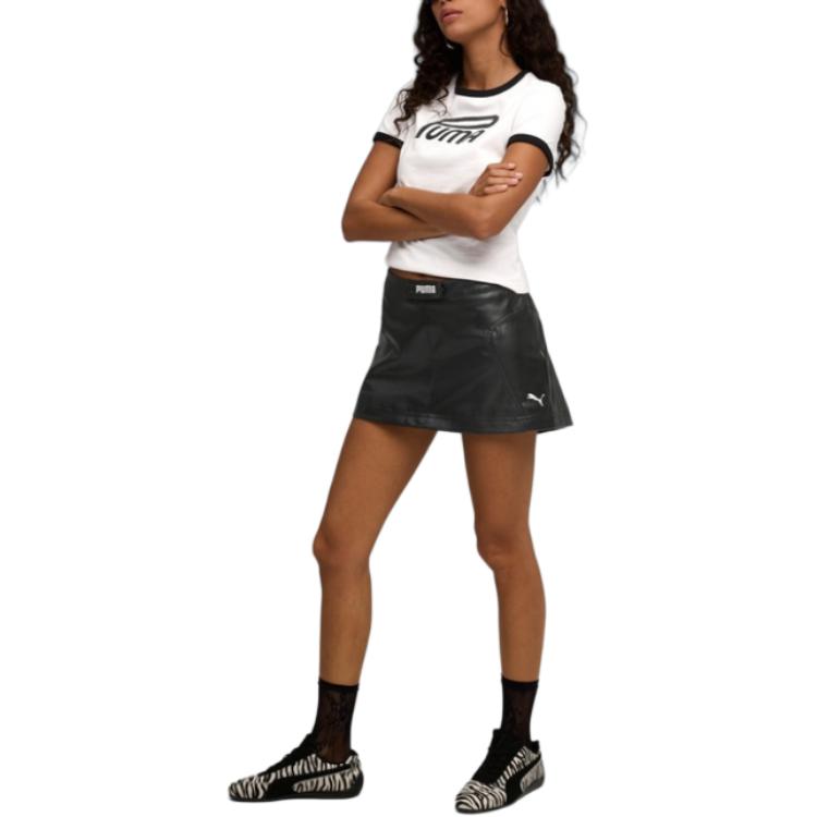Puma Rose Future Archive Graphic Slim Tee Women Tops 634053-02