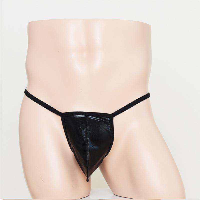 Solid color chain men's thong sex panties high-quality sex panties sexy low-rise sex panties