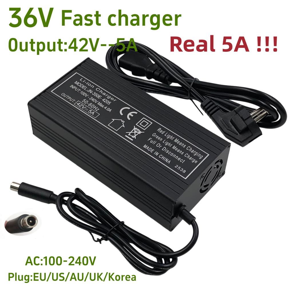 42V 5A Skatebaord Adapter Scooter Charger For Lime/Segway Ninebot MAX G30/M365 Pro EU/US/AU/UK/Korea Plug