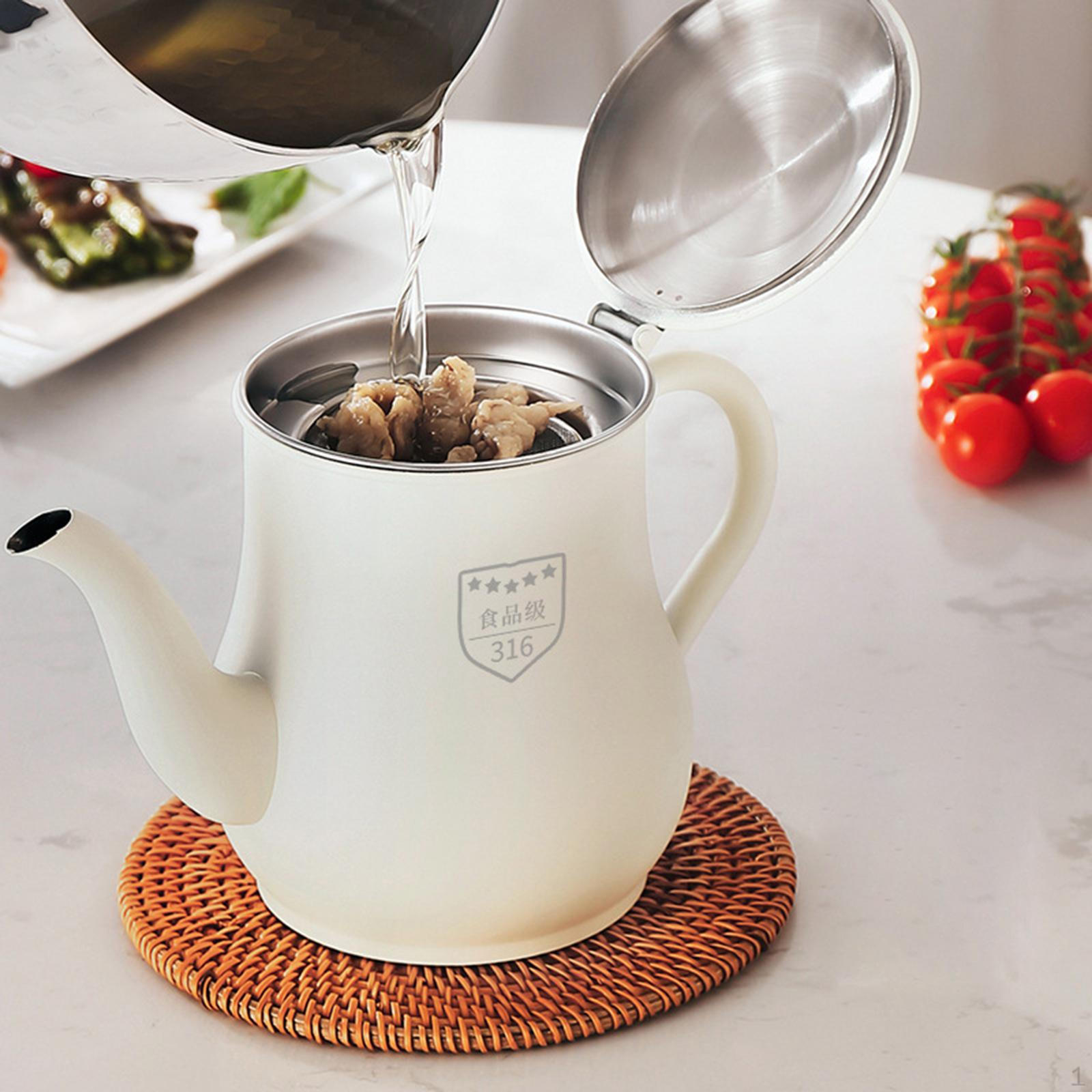 

Диспенсер для масла из нержавеющей стали премиум-класса с носиком для использования дома и в ресторане 750ML