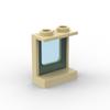 MOC Bricks 2377 Train Window 1X2X2 Plane DIY Intelligence Block  Compatible with All Brands Assembles Particles My City Window
