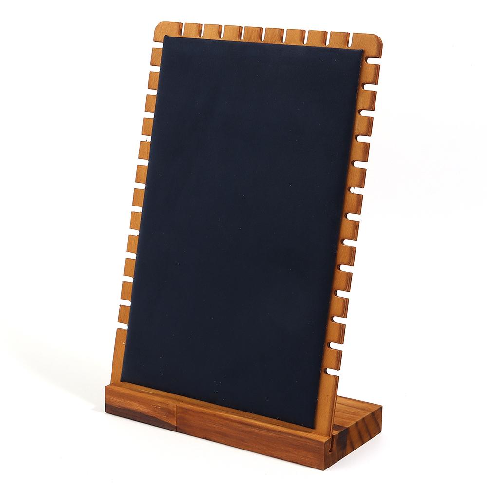 1pc Pine Wood Jewelry Display Stand Wooden Vertical Necklace Show Rack For Jewelry Display Prop Bracelet Necklace Storage Holder