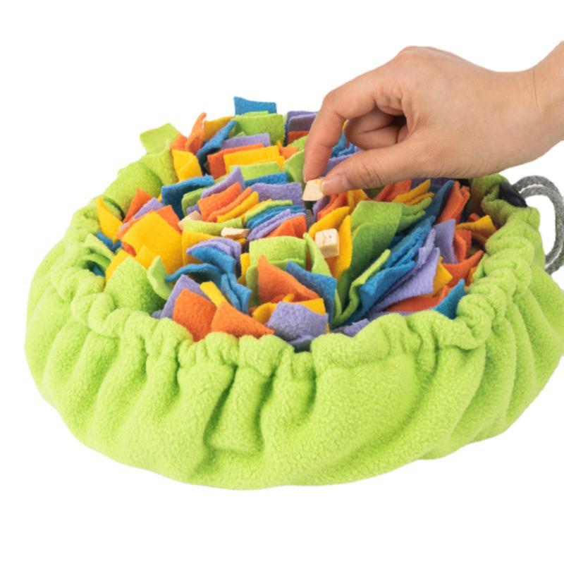 Pet Snuffle Mat Multifunctional Dog Slow Food Sniffing Pad Polar Fleece Interactive Foraging Puzzle