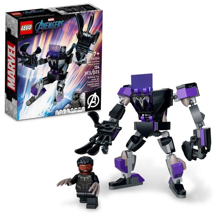 LEGO Marvel Black Panther Mech Armor 76204 (124 pieces, Multicolor, 15 centimeters)