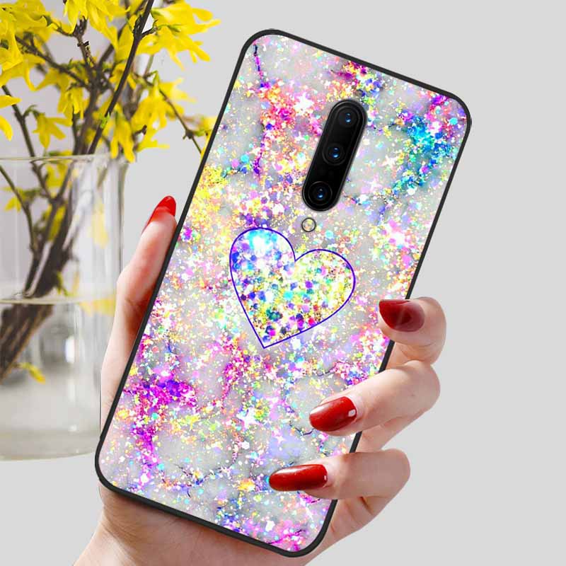 Phone Cover For Oneplus 7 Pro Case Lovely Printed TPU Silicon Soft Capa On for One Plus 7 7T Pro Oneplus7 7Pro Protection Covers