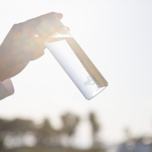 POKETLE 150ml Water Bottle, Slim and Lightweight, Tritan, BPA-Free, Clear, 150ml (Navy)