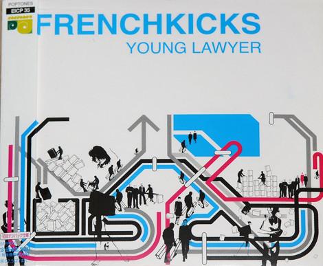 

CD FRENCH KICKS - Young Lawyer EICP35 Poptones 2001 Japan ObiRock Used