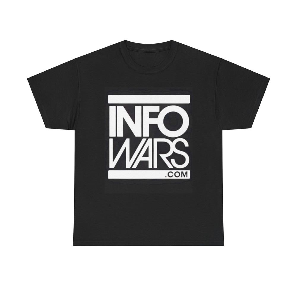 Info Wars Tshirt Alex Jones Rogan American Funny Podcast Unisex Heavy Cotton Tee Unisex T-Shirt XL