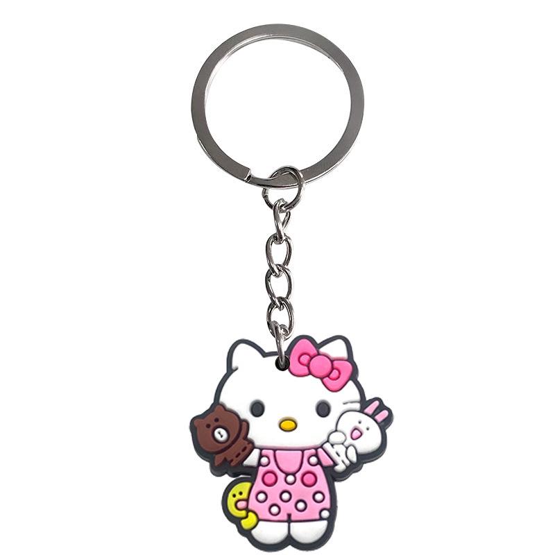 HelloKitty Keychain Soft Rubber Pendant - Small Gift Accessory