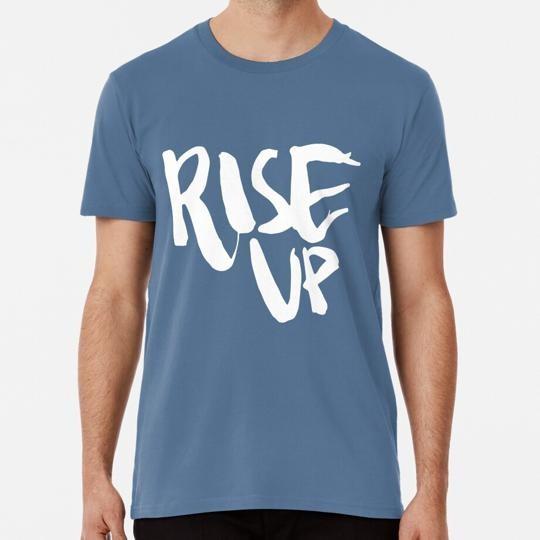 Rise Up Размеры от S до 5XL Сделано в США Футболка Унисекс Футболка XL