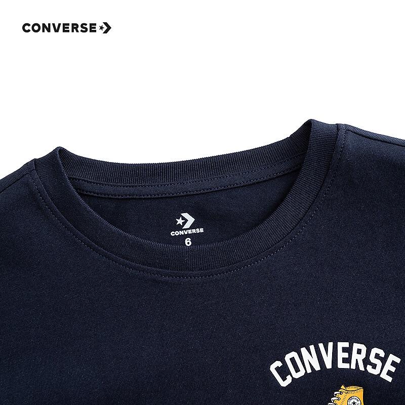 Converse Youth Canvas Shoe Graphic Long Sleeve T-Shirt