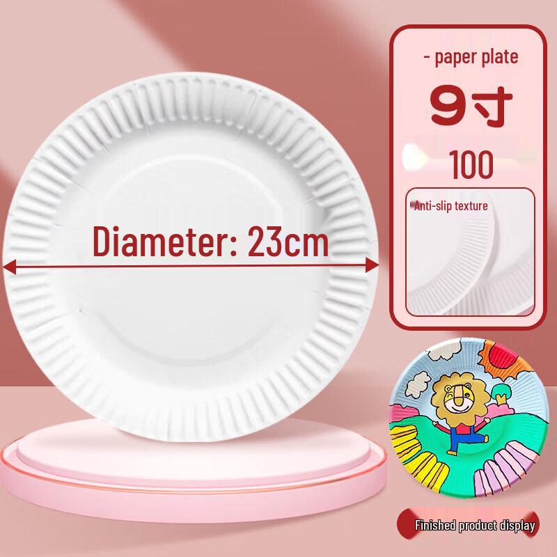 Disposable Round Paper Plates