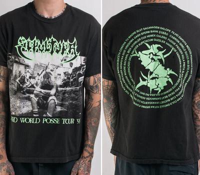 1993 Sepultura Third World Posse Tour T-Shirt Retro Style Size S-5XL Unisex T-Shirt