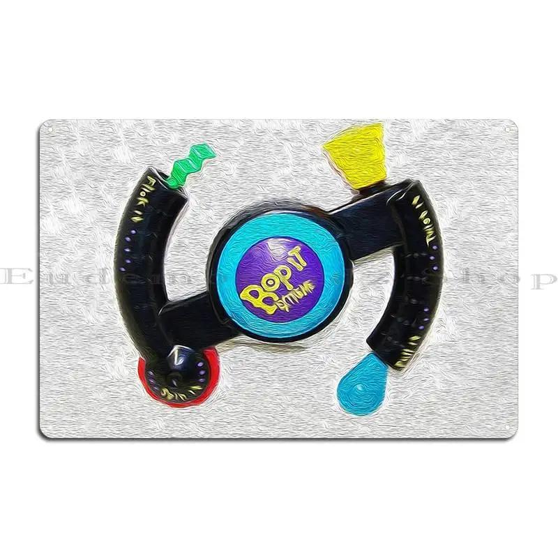 

Bop It Extreme Металлическая Табличка Винтажный Декор Кино Жестяной Постер Таблички для Дома Настенное Искусство Ретро Принты Фильмов 20x30cm（7.8x11.8inch）