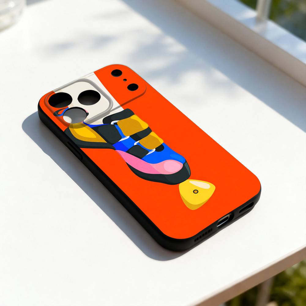 

Rock Climbing Wall Cool Phone Case Silicone Black Soft For iPhone 17,16,15,14,13,12,11,Pro,Max,Plus,E,SE4,Air,Mini iPhone16e