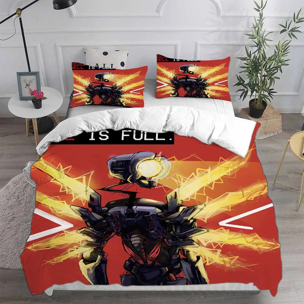 Game Ultrakill Bedding Sets Comforter Quilt Bed Cover Duvet Cover Pillow Case Eu Single Us Twin 2-3 Pieces Sets Kids Adult Size