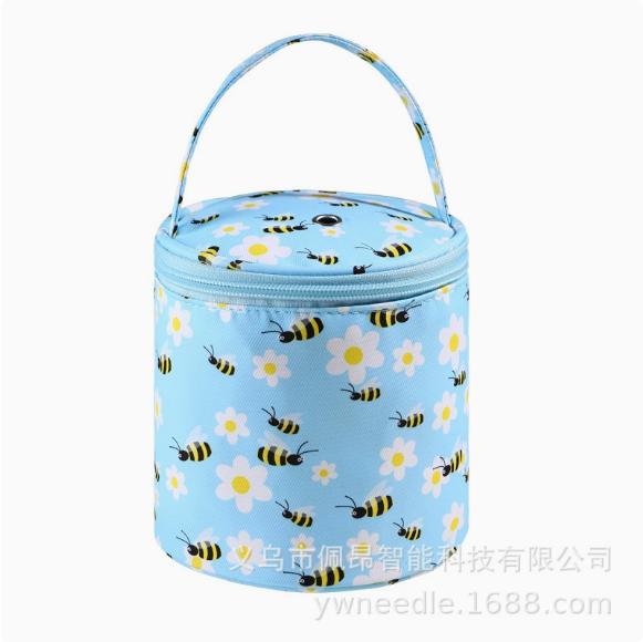 

New Wool Yarn Storage Printed Bag Crochet Weaving Tool Home Storage Bag One Size