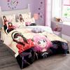 Kawaii Loid Forger Anya Duvet Cover with Pillowcases Anime Spy X Family Bedding Set Girls Boy Kid Set Quilt Cover Set