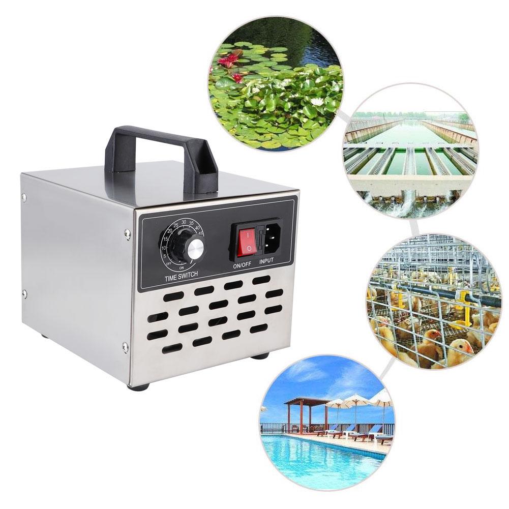 20g Timing Switch Stainless Steel Household Ozone Generator Machine Air Purifier OzonizerAU Plug