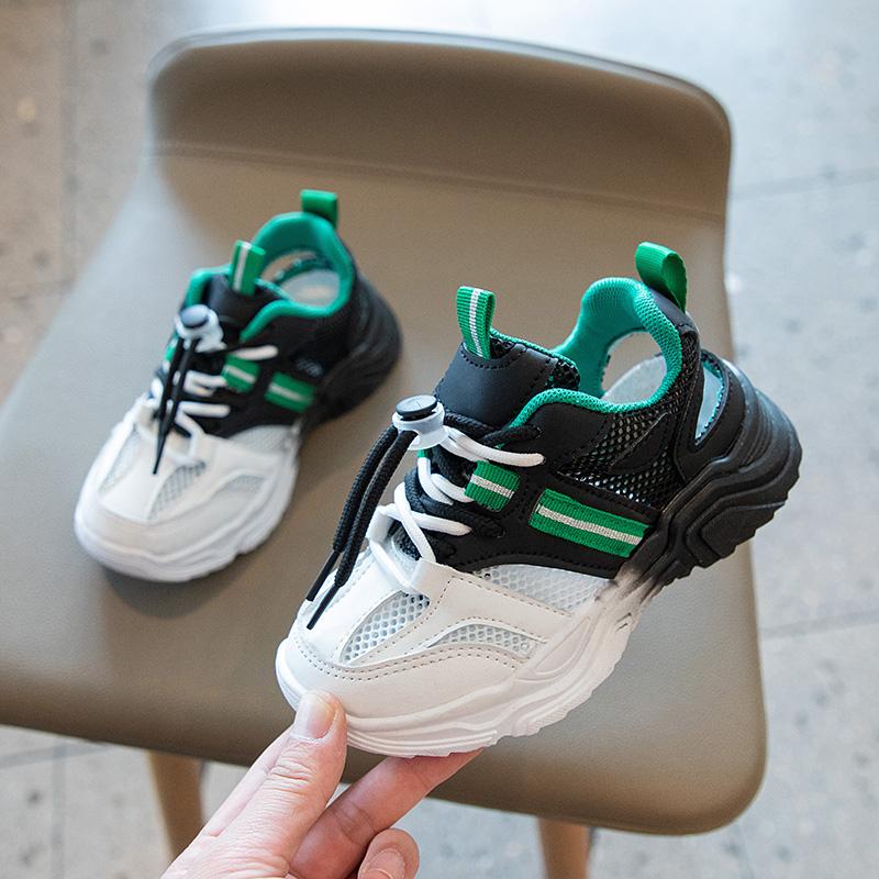 Kids Running Sneakers Tennis Shoes Child Breathable Summer Mesh Sports Footwear For Girl And Baby Boy