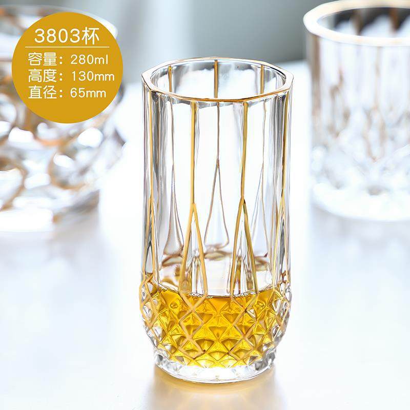 Crystal Cup, Painted Gold, Whisky Cup, Foreign Wine Cup, Phnom Penh Cup, White Wine Cup, White Wine Cup, Juice Cup,