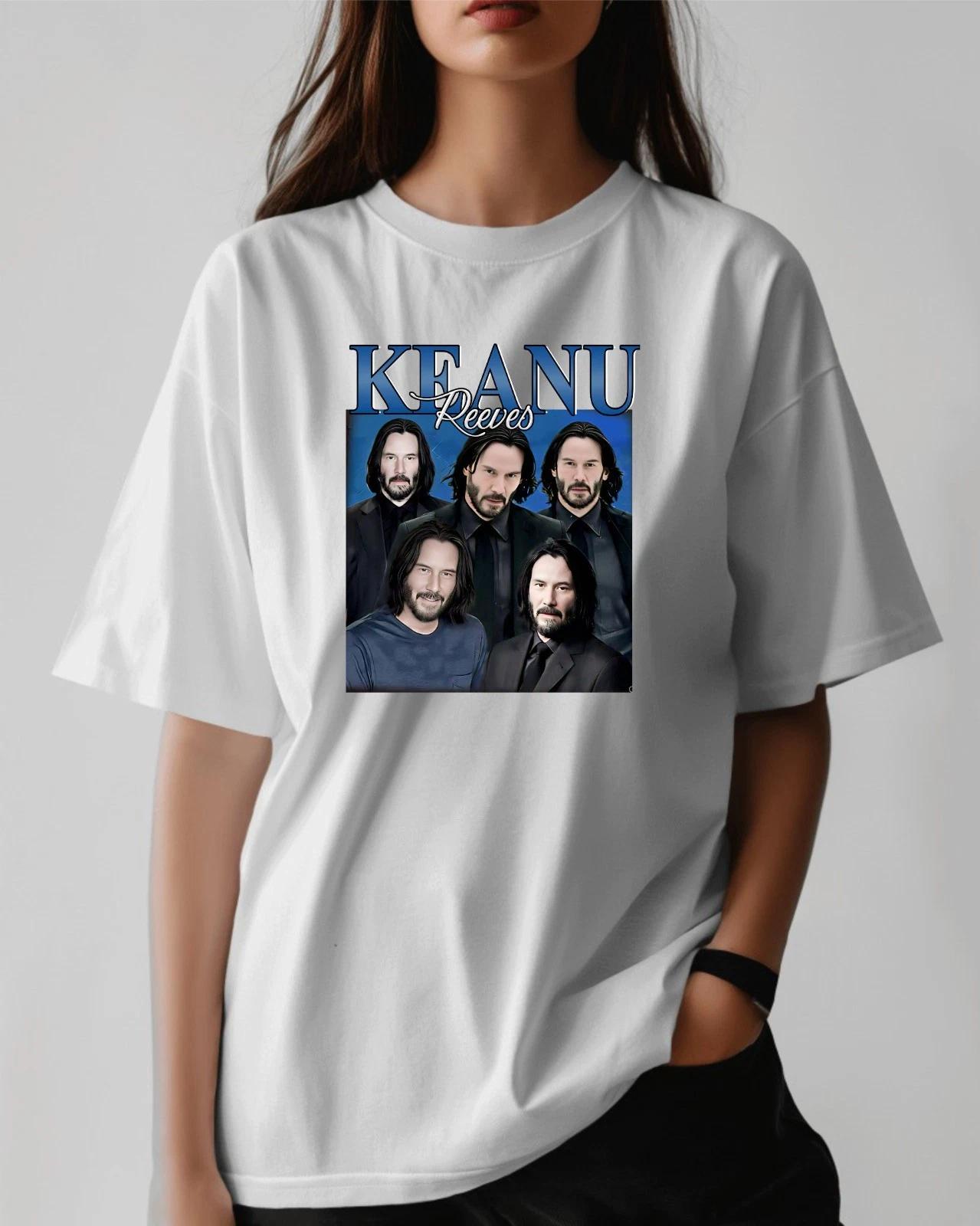 Keanu Reeves Shirt, Keanu Reeves Merch Gift, Action Movie Legend Tee, Unisex Tee 3XL