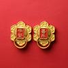 2pcs Chinese Style Door Knocker Fridge Magnet Simulated Magnetic Sticker  for Wall Door