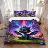Fantasy Dragon Forest Print 3Pcs Bedding Setduvet Cover With 2 Bedropillowcase Home Birthday Gift