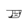 For Toyota Sienna 2015-2016-2017-2018-2020 Carbon Fiber Car Air Conditioner Control Panel Sticker Trim Film Accessories