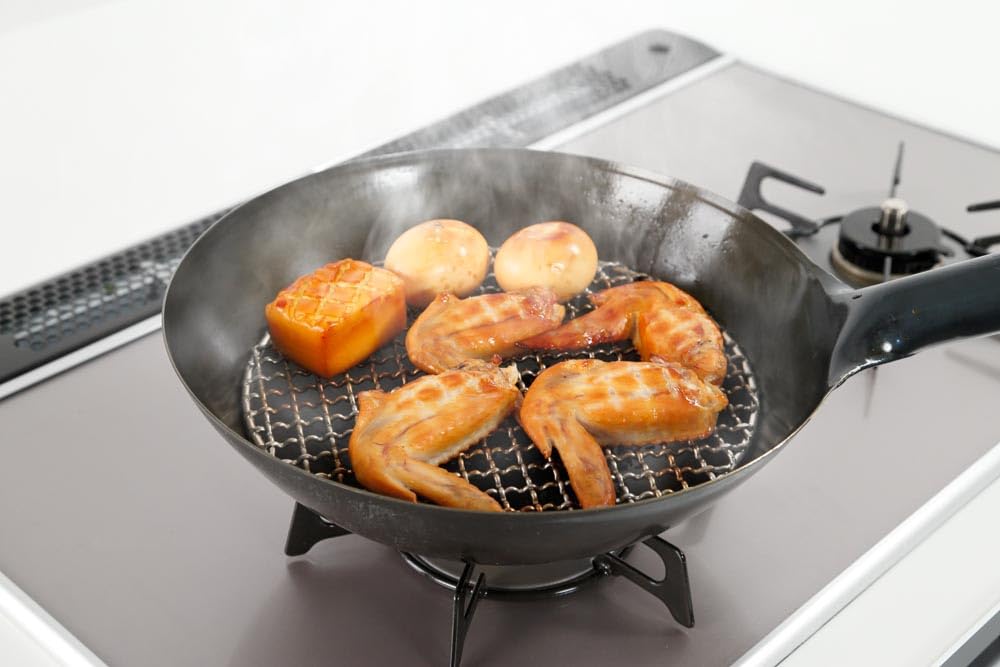 Summit Industries Wok, 33cm, Single Handle, Made in Japan
