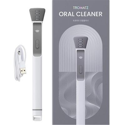 Tromatsu Micro Current Oral Cleaner Tongue Cleaner Gray, Tromatz-O