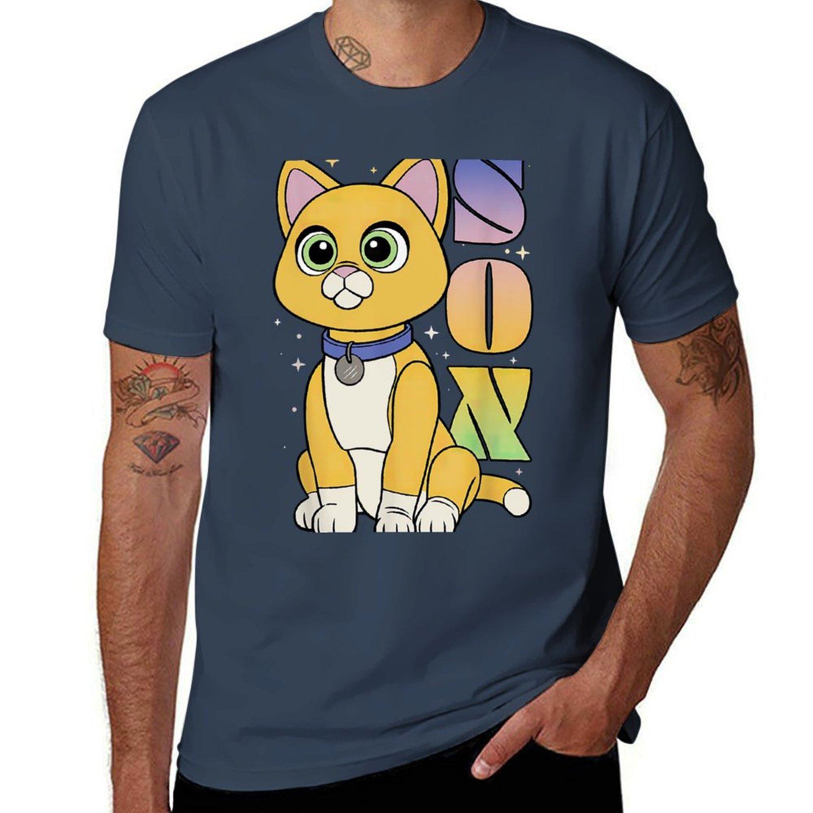 Sox Starry Cat TShirt Work Wear Short Sleeve TShirt S