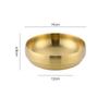 Stainless Steel Double Layer Noodle Bowl Gold Silver Salad Soup Heat Insulation Stainless Steel Noodle Bowl Large Gold Bowl