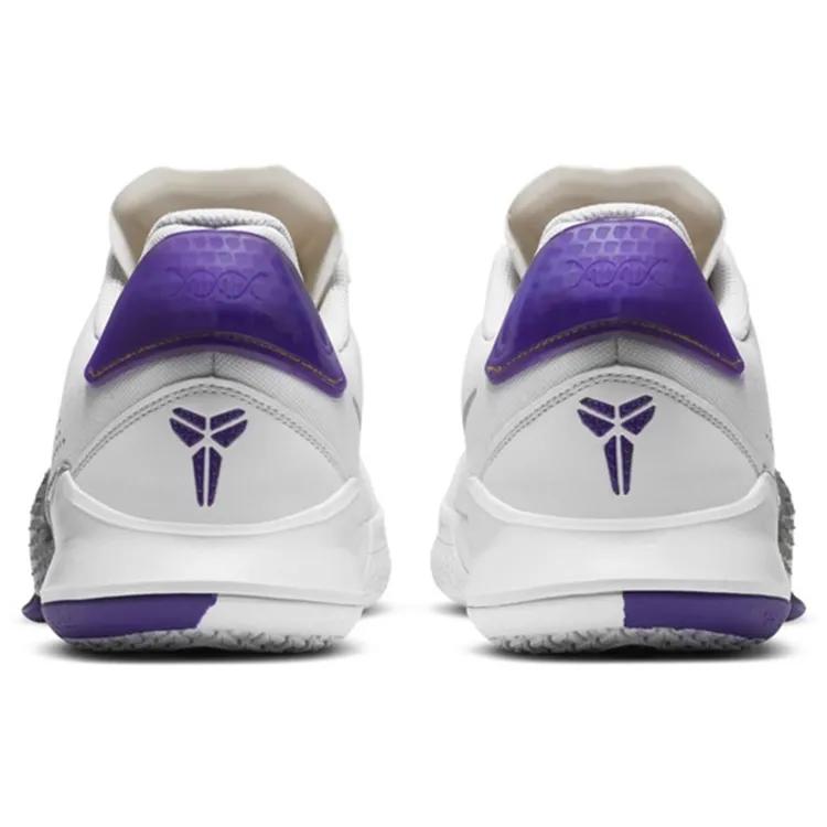 Nike Mamba Fury EP 'Lakers Home' (Unisex) White / Field Purple / Amarillo / Light Smoke Grey Basketball Shoes CK2088 101