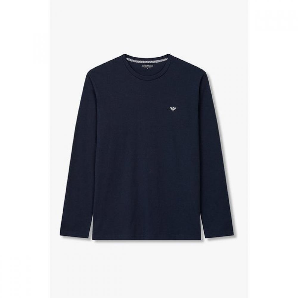 Emporio Armani Men S Logo Embroidered CoTTon Lounge T ShirT 0815336012 L(105)