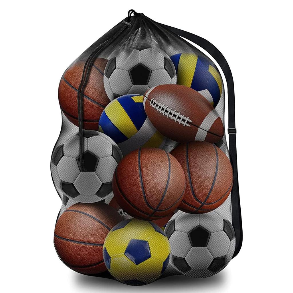 HanaHaul Ball Bag 76*110cm Soccer Ball Mesh Outdoor Storage Bag