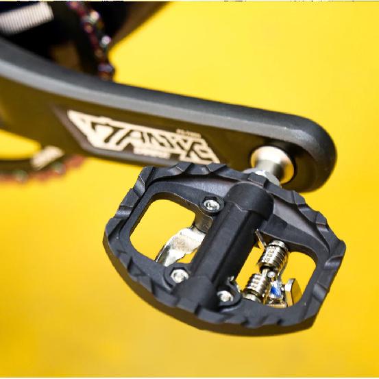 TANKE Mountain Bike Pedals 3 Sealed Bearing SPD Dual Clipless Flat & Lock Pedal Aluminum Cycling Pedals nylon cycling accessorie